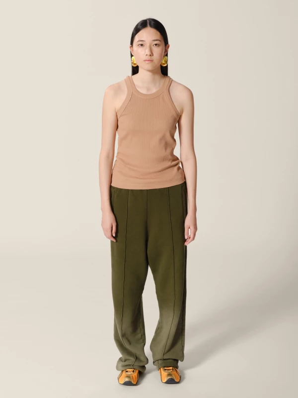 Tank Top Cammello 'Racer' a costine in cotone organico 2