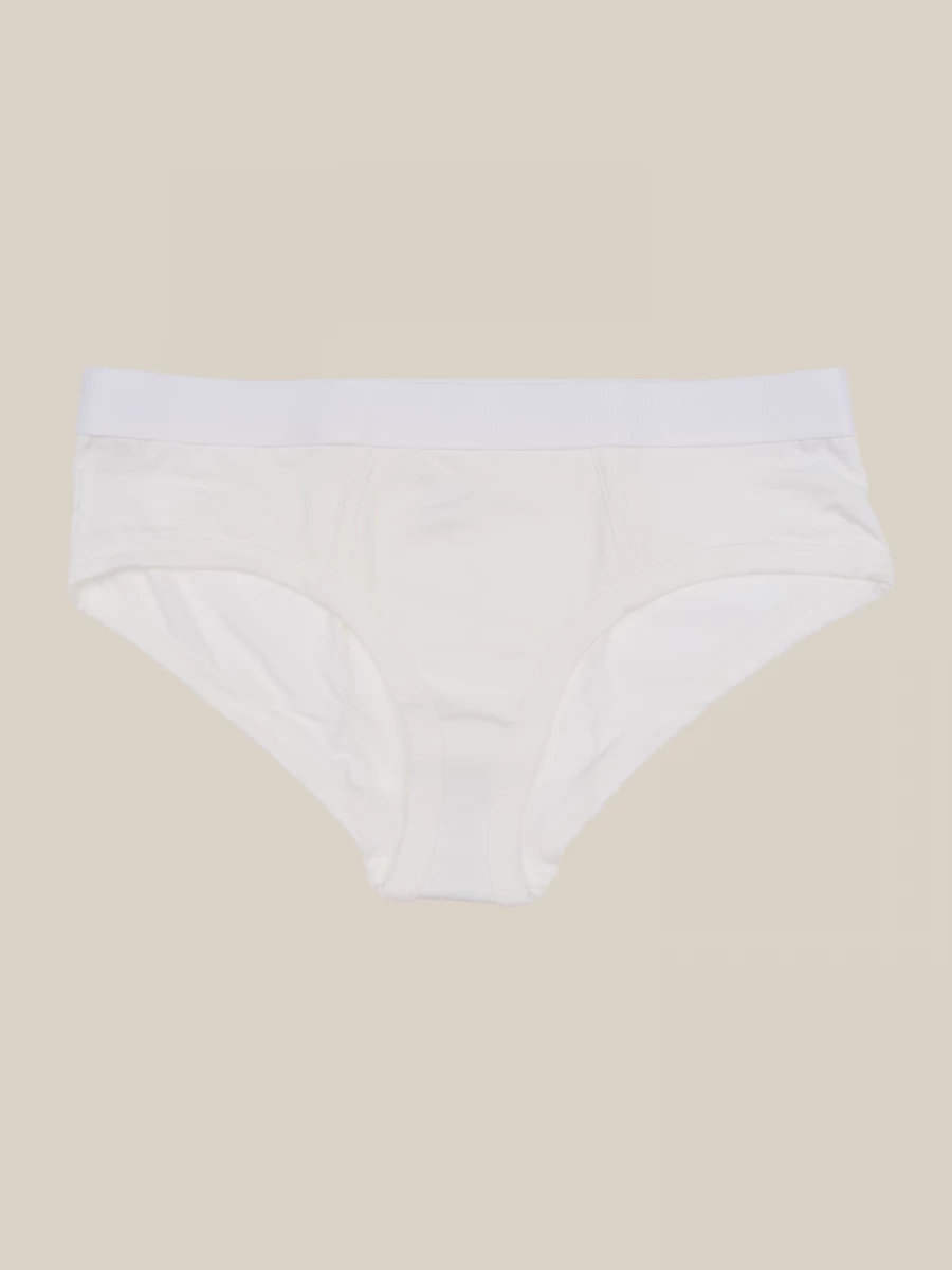 Slip Bianco 'Y-Brief' a vita bassa