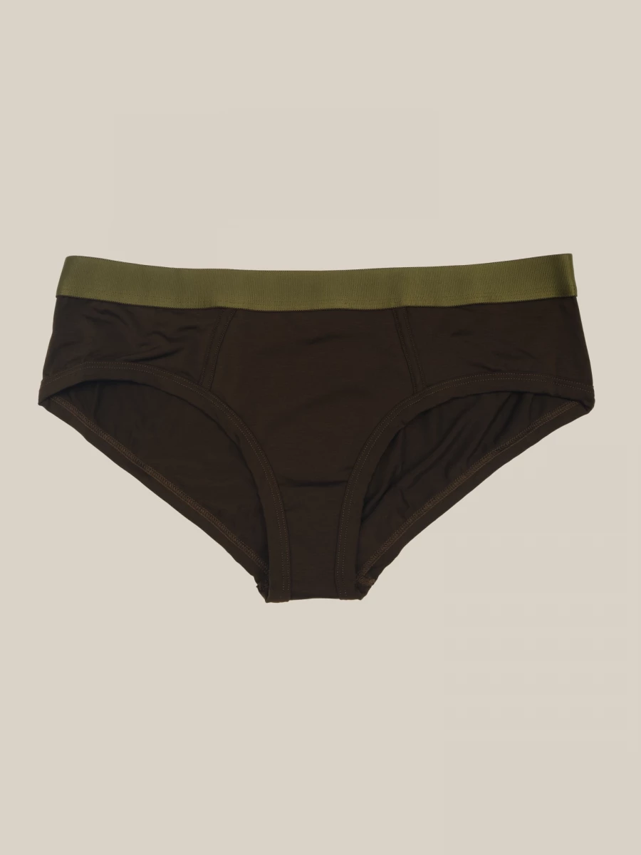 Olive 'Y-Brief' Low Waist Slip