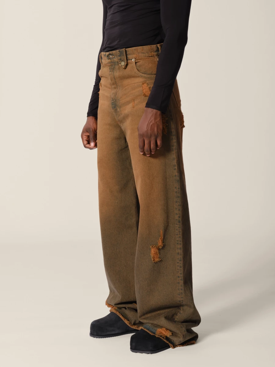 Jeans Ruggine 'Baggy' dal look vintage a gamba larga