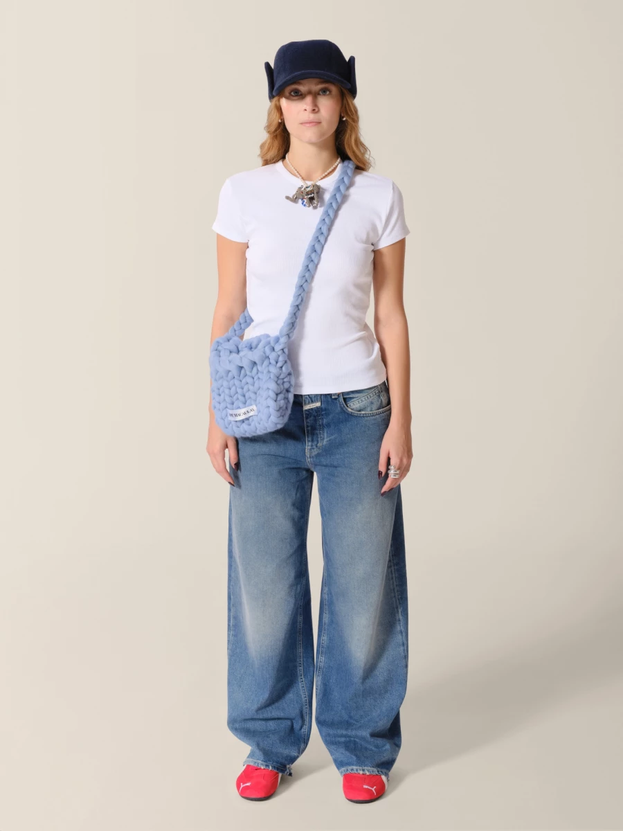 Borsa Blu Chiaro 'Colossal' taglia piccola