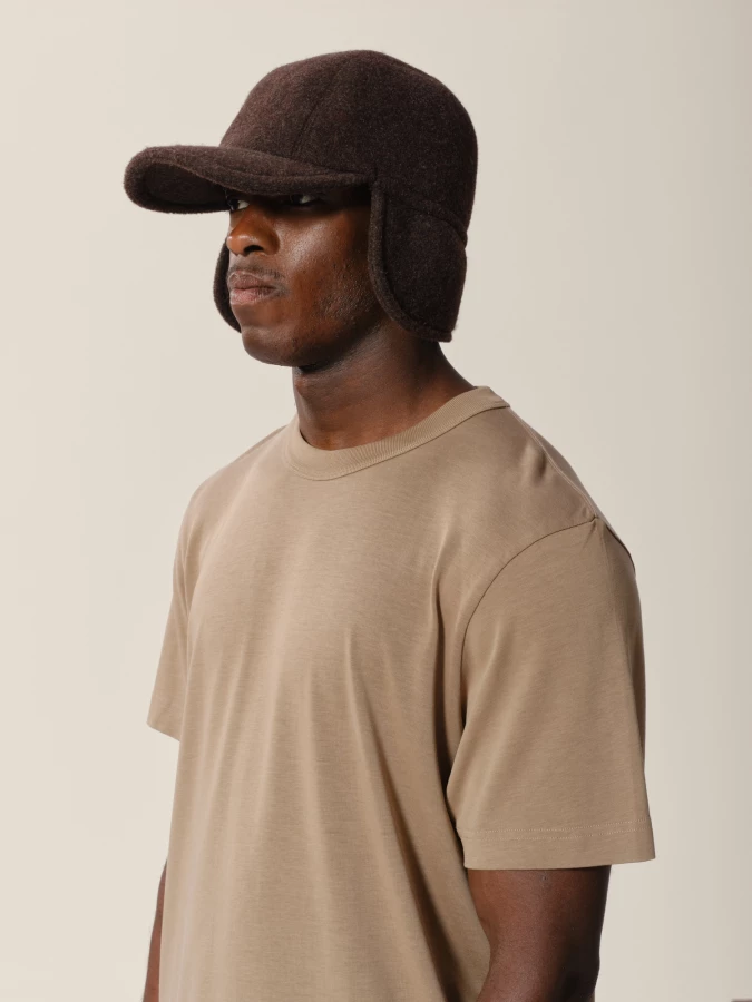 Cappello Marrone 'Mitch' con paraorecchie