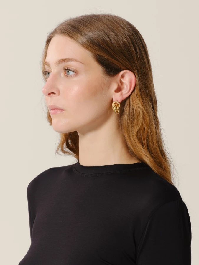 Vera' 18K gold-plated Sterling Silver 925 Earrings