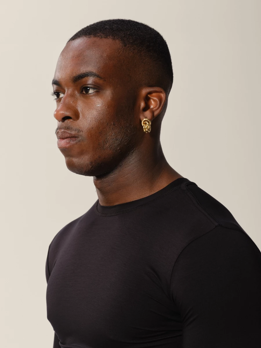 Orecchini 'Vera' in argento placcati oro 18k