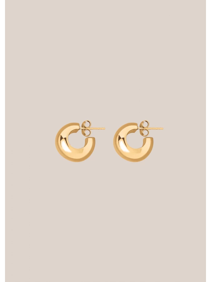 Simone' 18K gold-plated Sterling Silver 925 Earrings