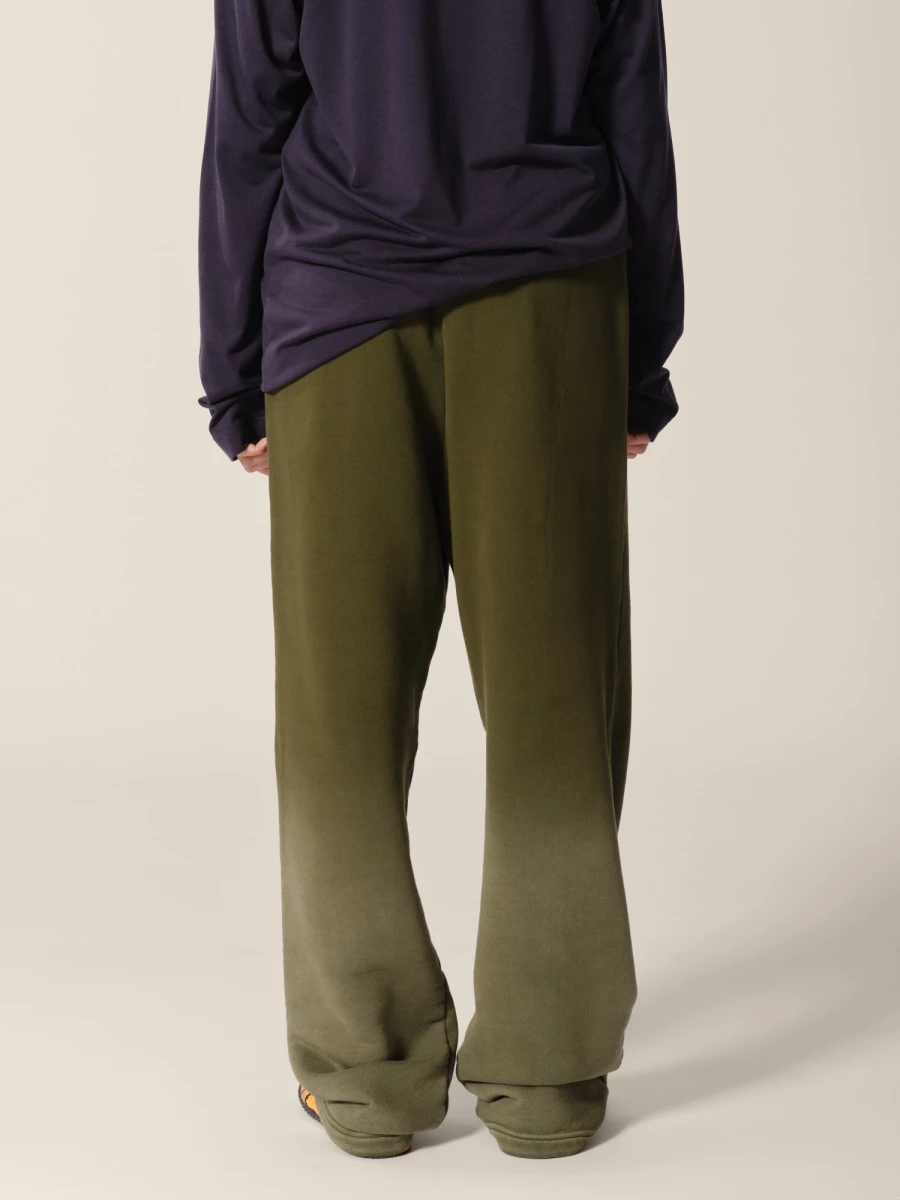 Olive Sun Bleached Relaxed Fit Haavy Cotton Lounge Pants