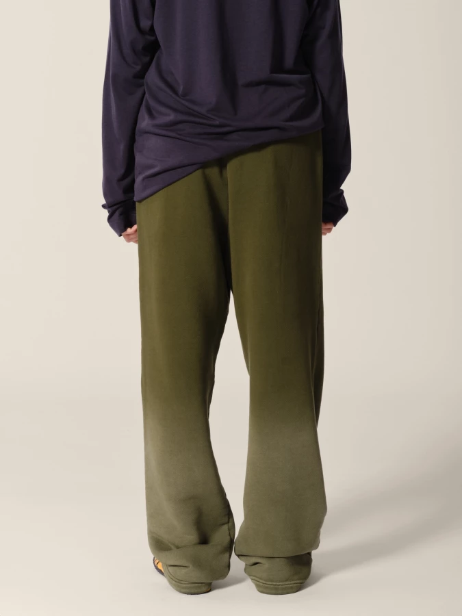 Olive Sun Bleached Relaxed Fit Haavy Cotton Lounge Pants