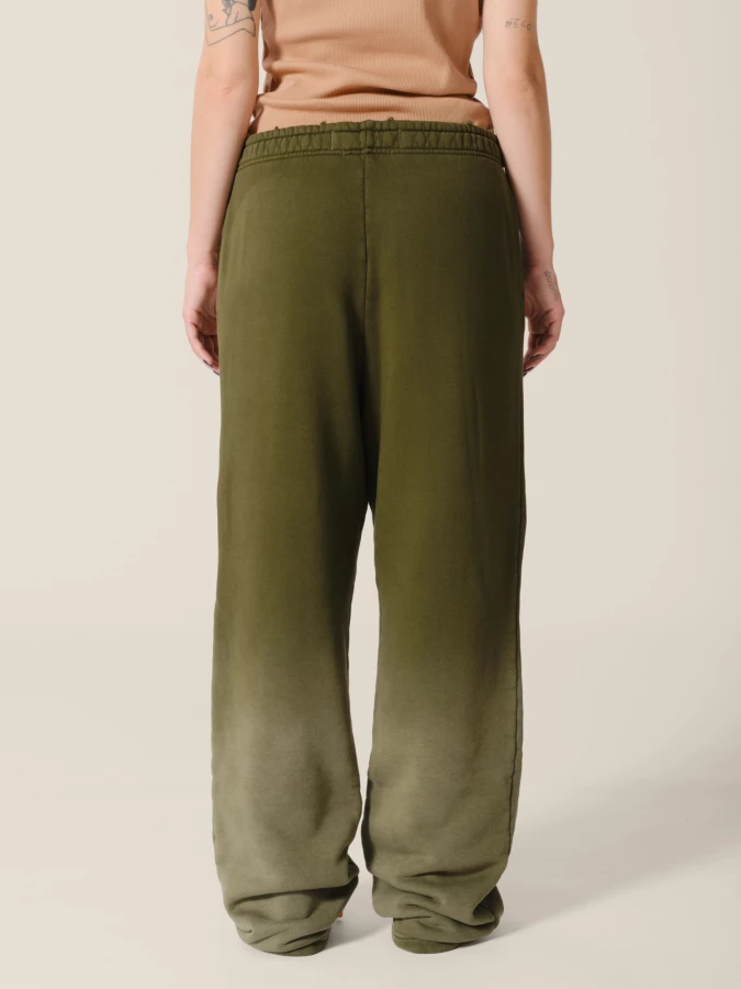 Olive Sun Bleached Relaxed Fit Haavy Cotton Lounge Pants