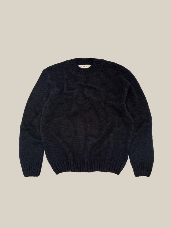 Navy Destroyed Creweneck