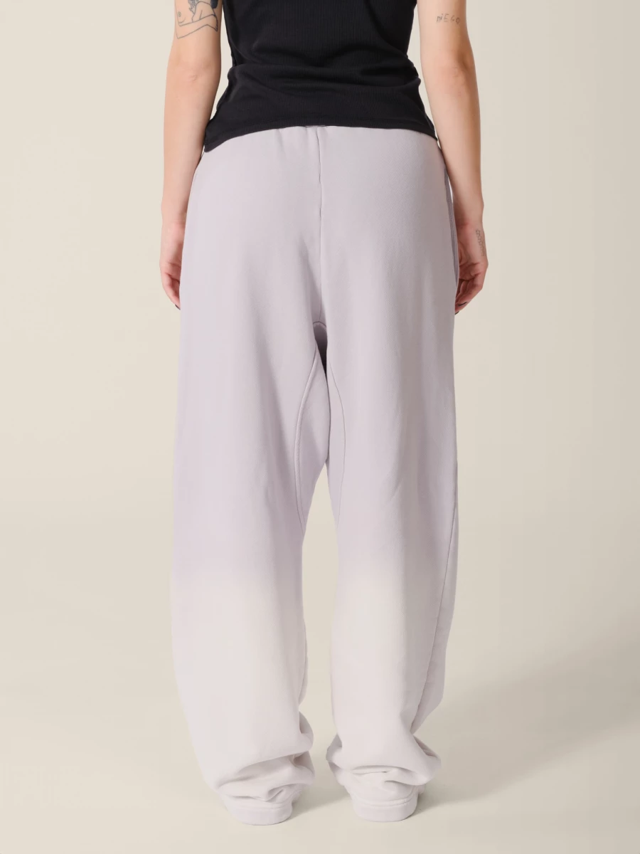 Light Grey Sun Bleached Relaxed Fit Haavy Cotton Lounge Pants