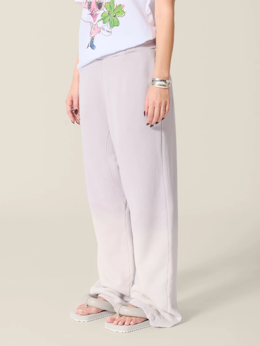 Sandali Grigio Chiaro 'Suki' in gomma e pelle vegana