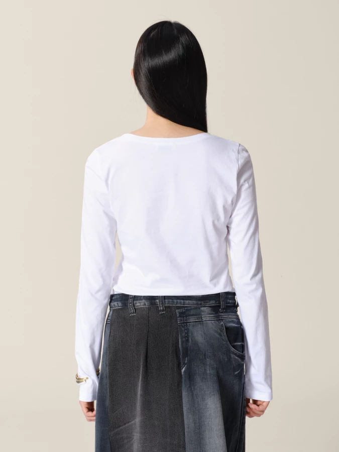 White 'Tilda' 2in1 T-Shirt