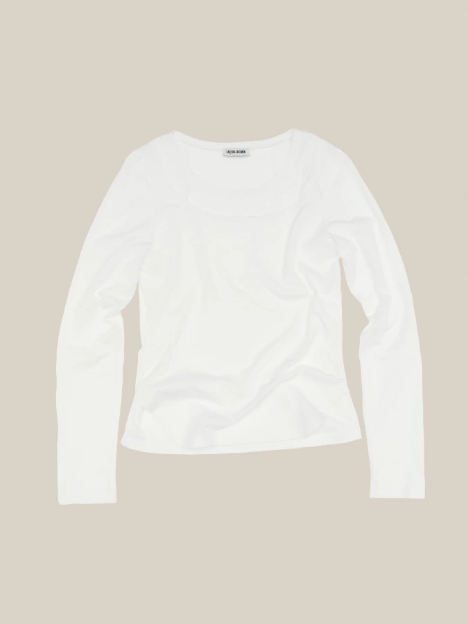 White 'Tilda' 2in1 T-Shirt