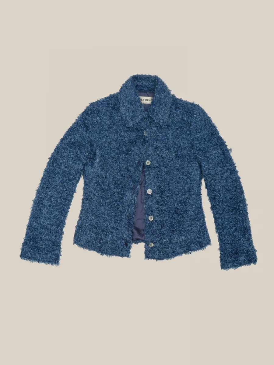 Camicia Blu 'Fuzzy' Vintage