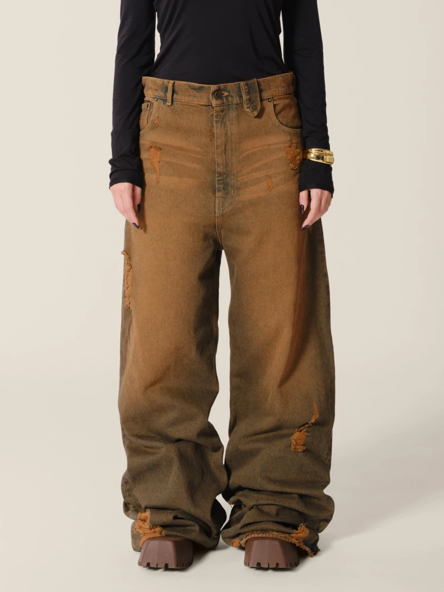 Stivali Marroni 'Trooper' in Gomma