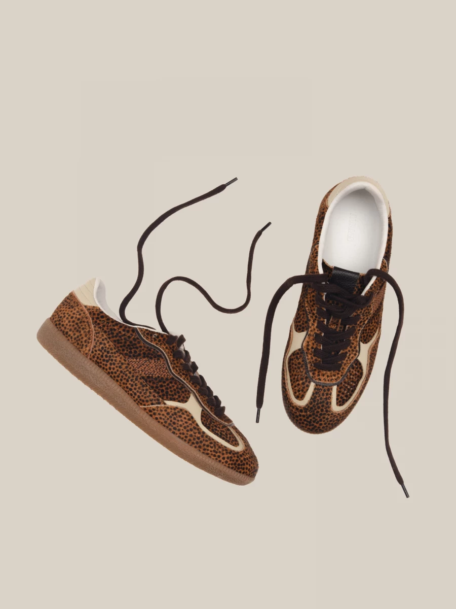 Sneakers animalier 'Tb. 490' in pelle cavallino