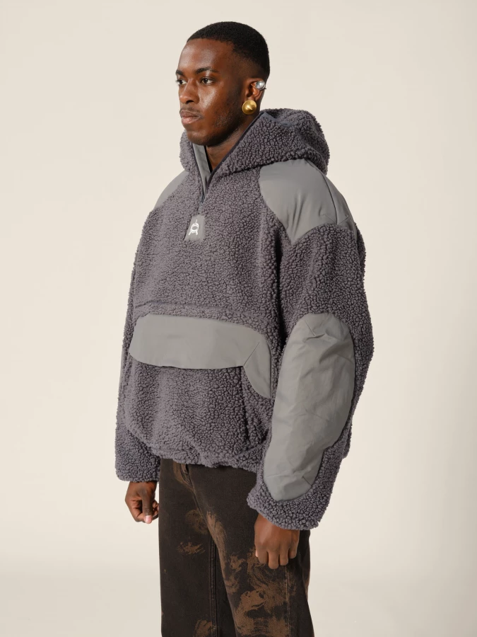 Graphite 'Rockcraft' Polar Fleece Hoodie Jacket