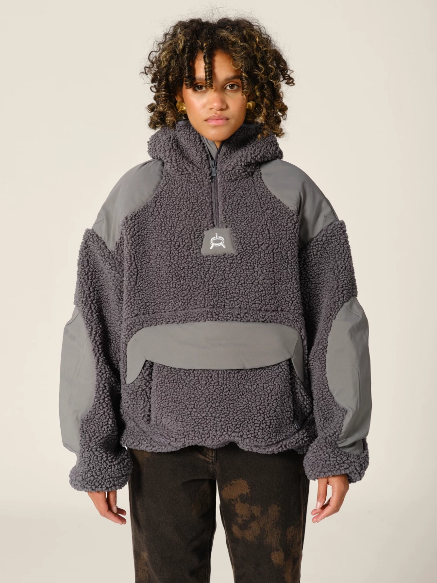 Graphite 'Rockcraft' Polar Fleece Hoodie Jacket