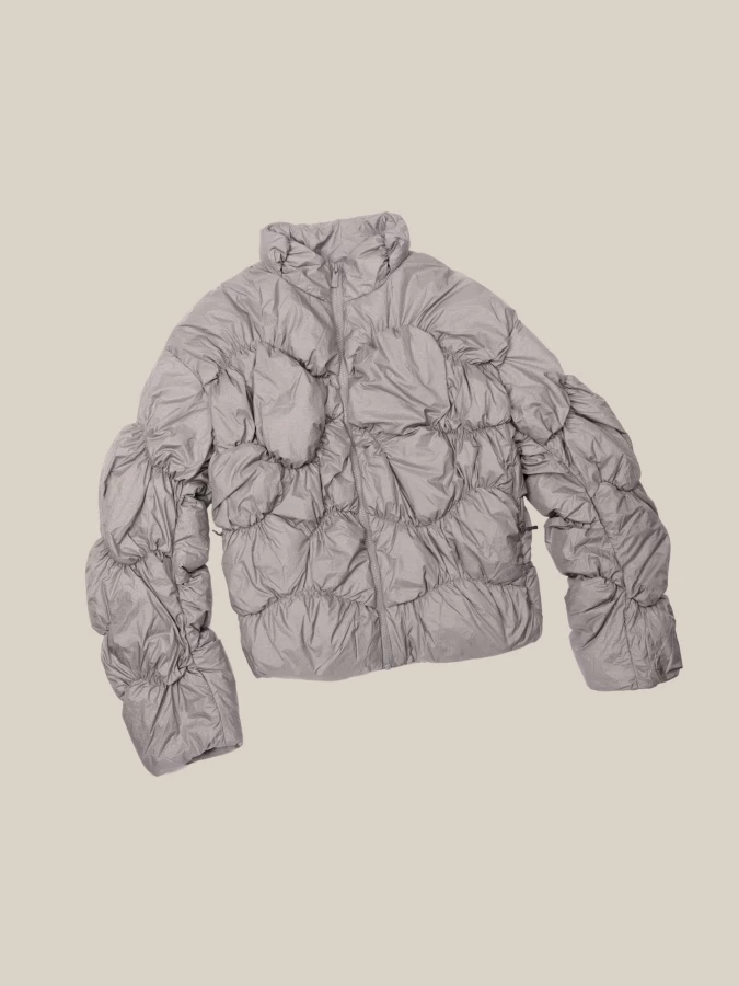 Graphite 'Pileus' quilted shell jacket