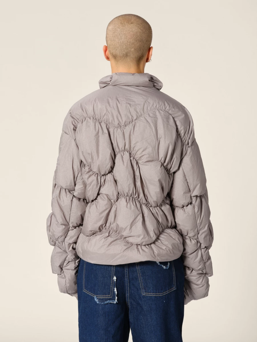 Graphite 'Pileus' quilted shell jacket