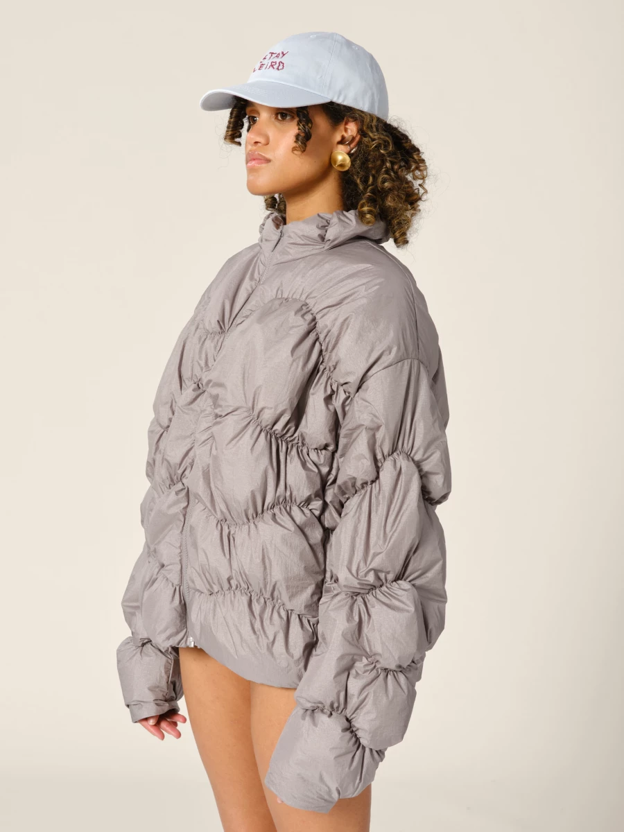 Graphite 'Pileus' quilted shell jacket