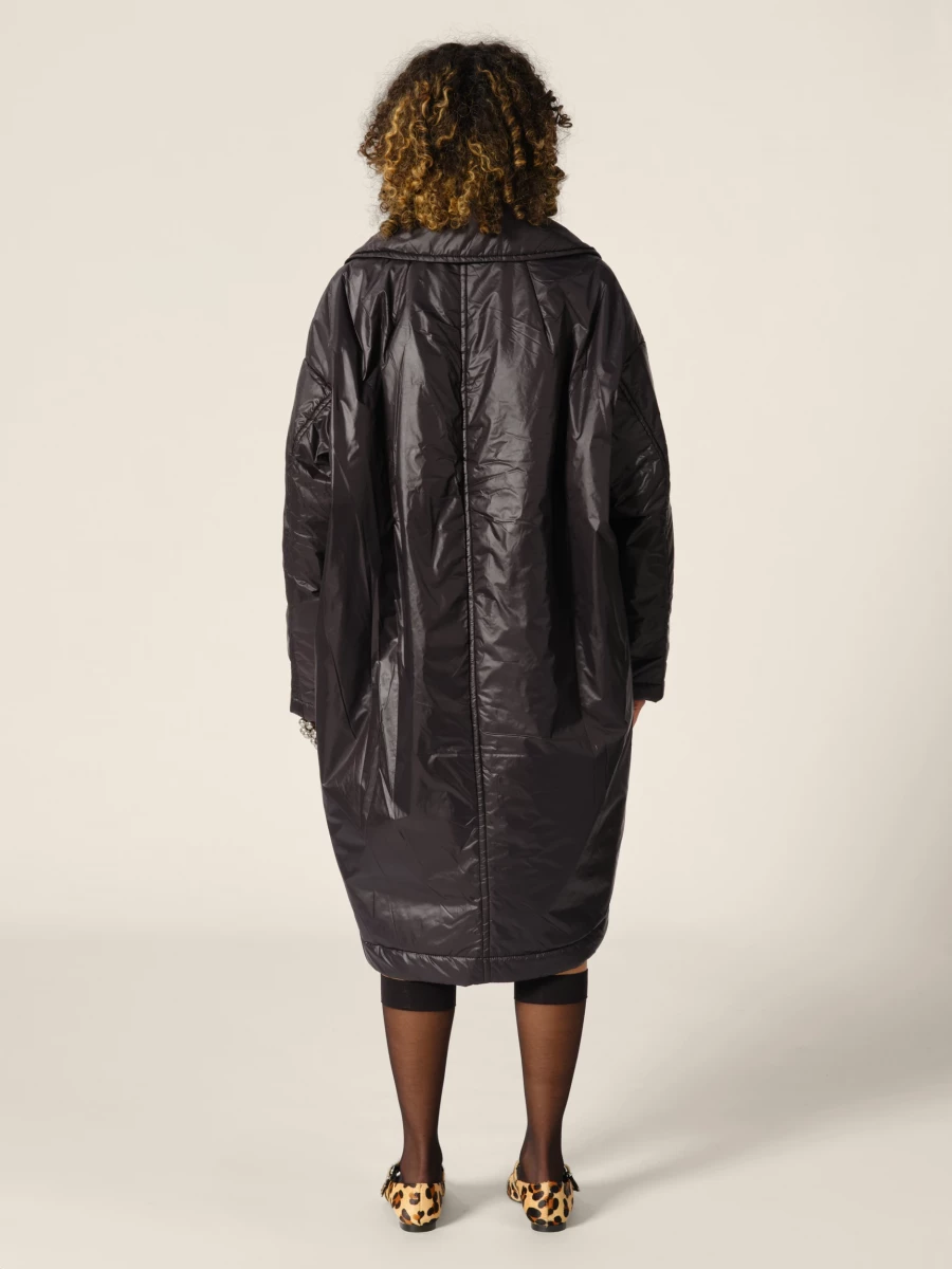 Black 'Ram' padded coat