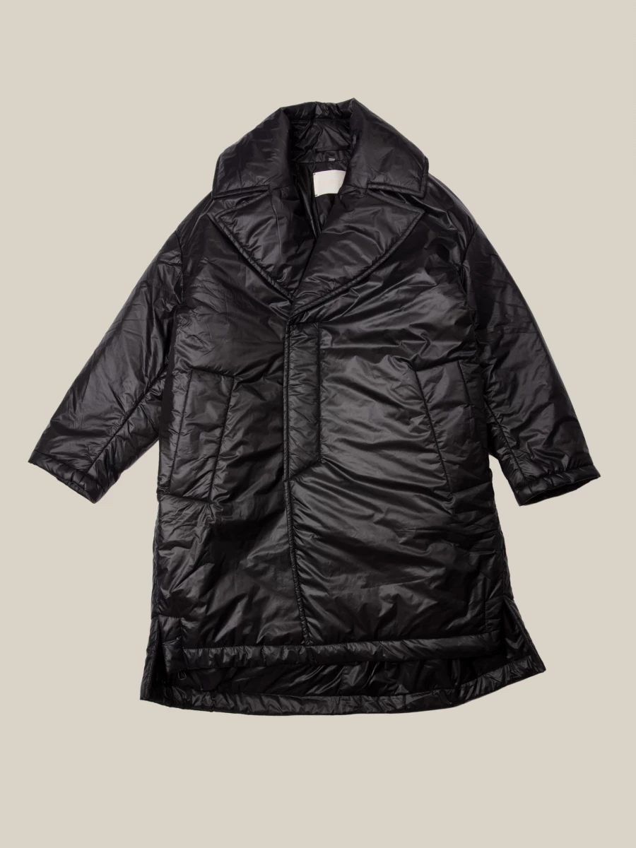 Black 'Ram' padded coat