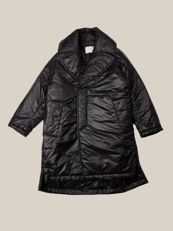Black 'Ram' padded coat