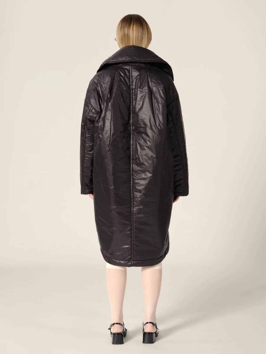 Black 'Ram' padded coat