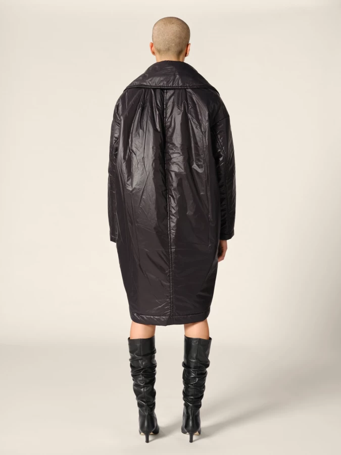 Black 'Ram' padded coat