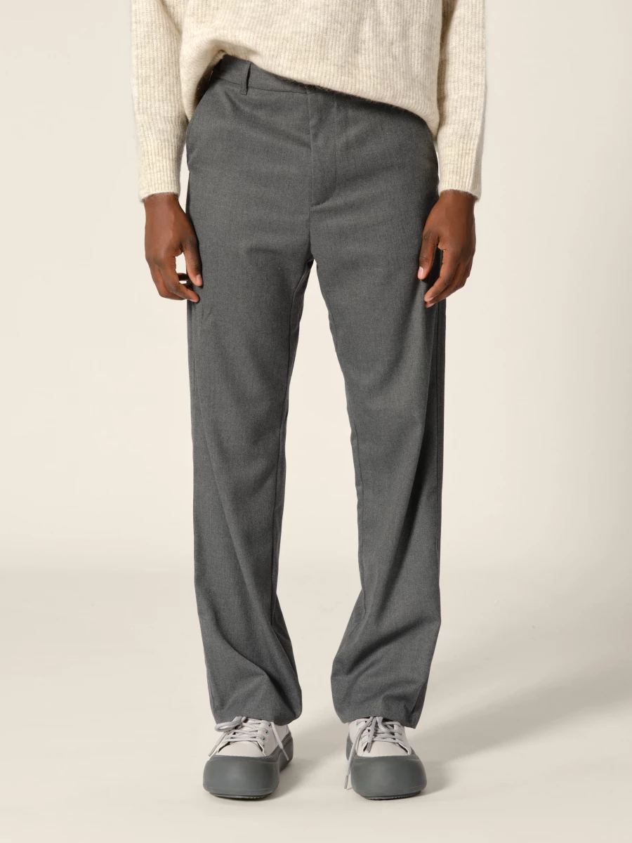 Grey 'Tivon' straight trousers