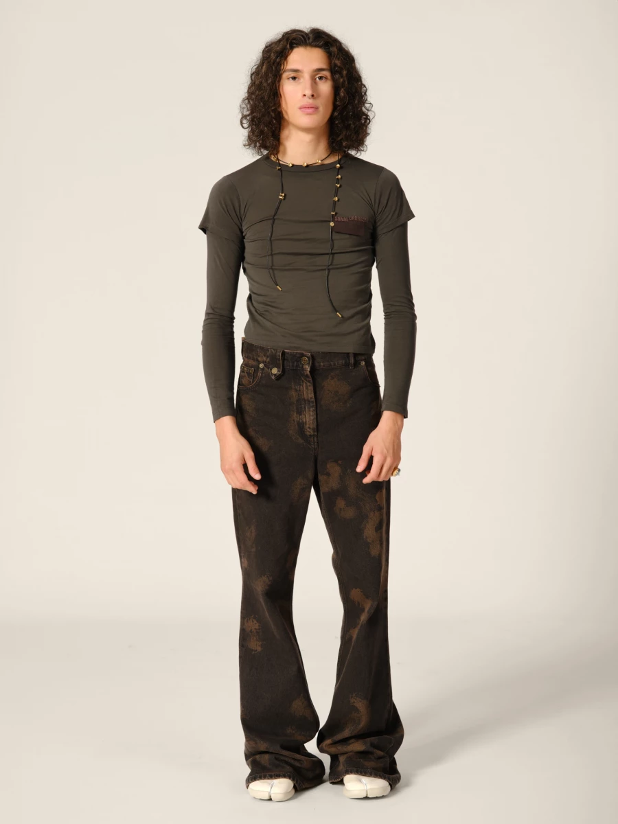 Jeans Neri 'Samy' dal look vintage a gamba svasata