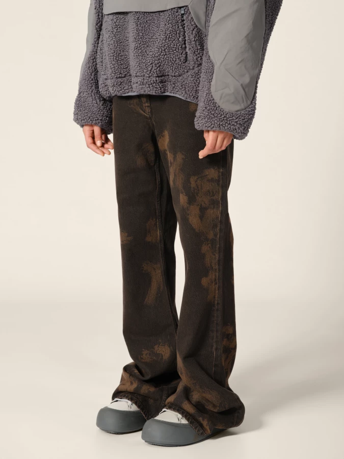 Jeans Neri 'Samy' dal look vintage a gamba svasata