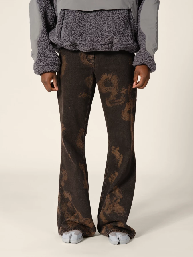 Jeans Neri 'Samy' dal look vintage a gamba svasata