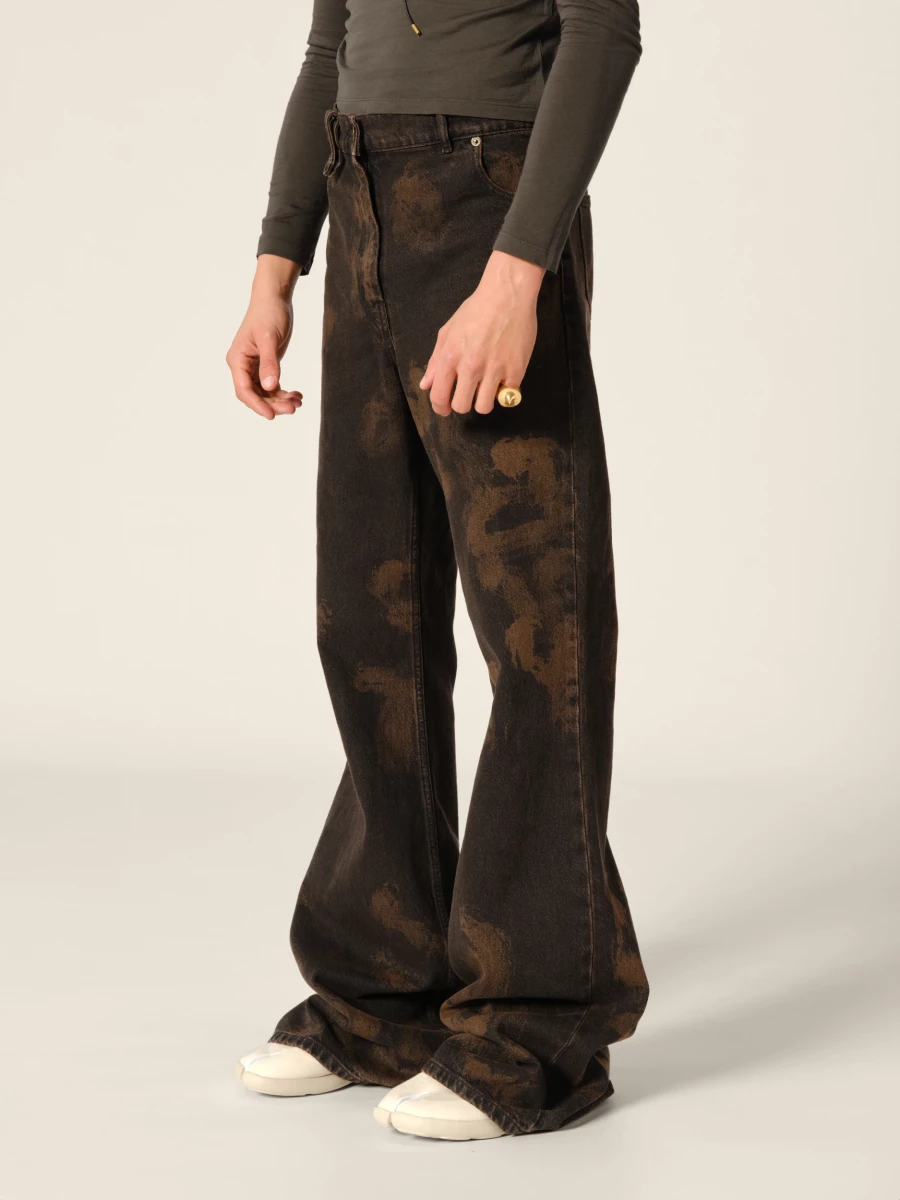 Jeans Neri 'Samy' dal look vintage a gamba svasata