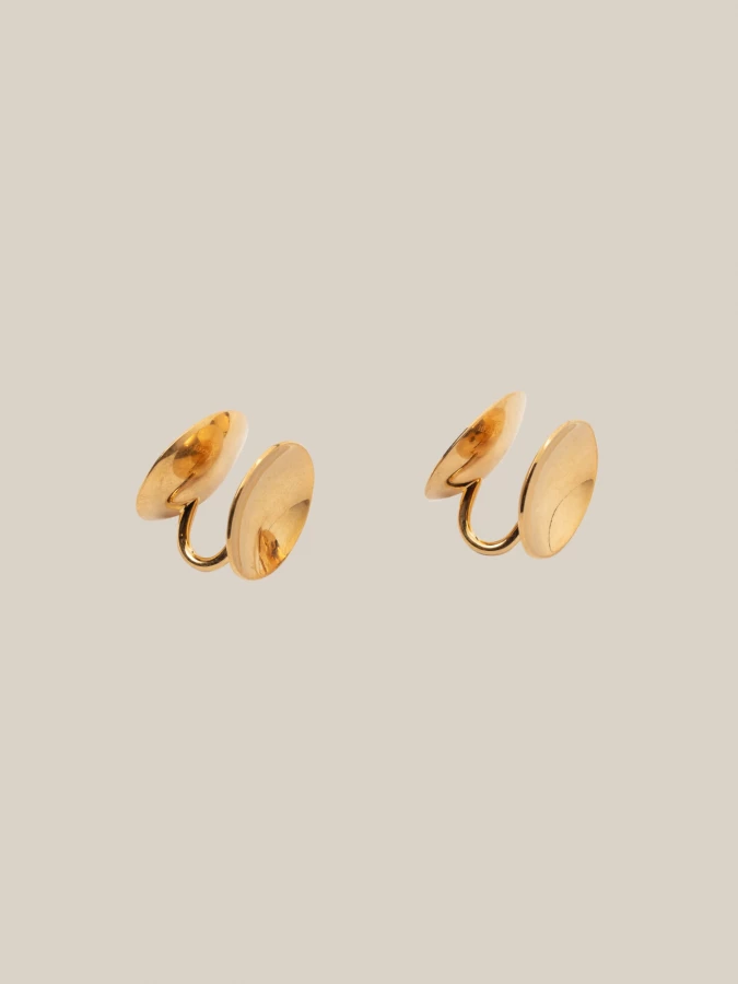 Gold-plated 'Eclipse' Ear Cuff