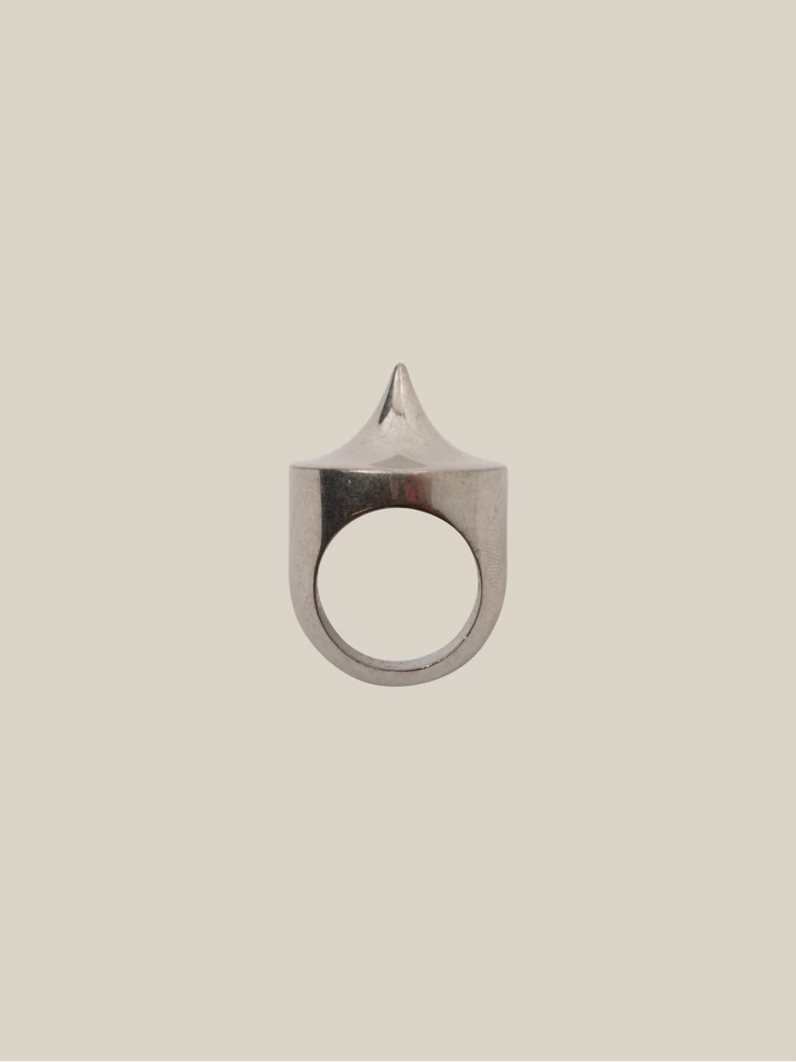 Silver-plated 'Toupie' Ring