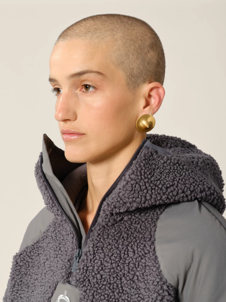 Gold-plated 'Toupie' Earrings