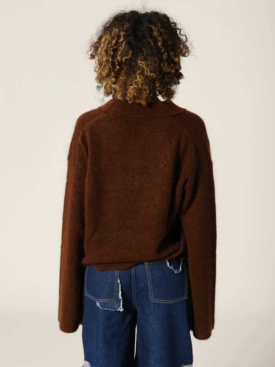 Polo 'Stan' in Lana Mohair