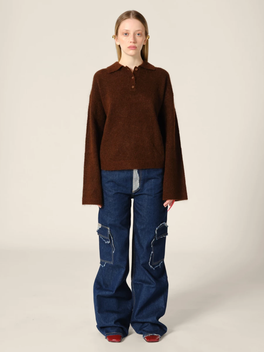 Polo 'Stan' in Lana Mohair