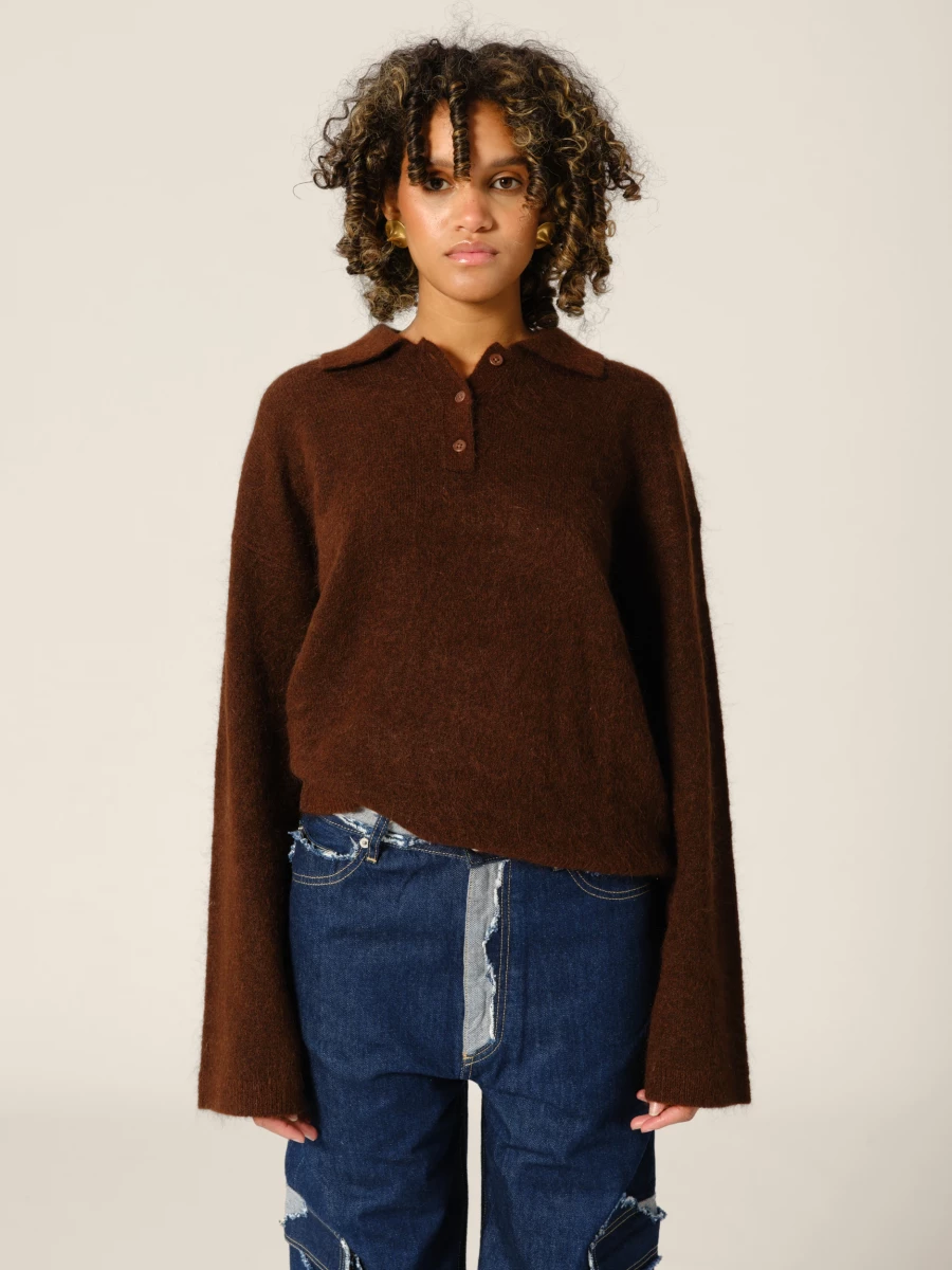 Polo 'Stan' in Lana Mohair