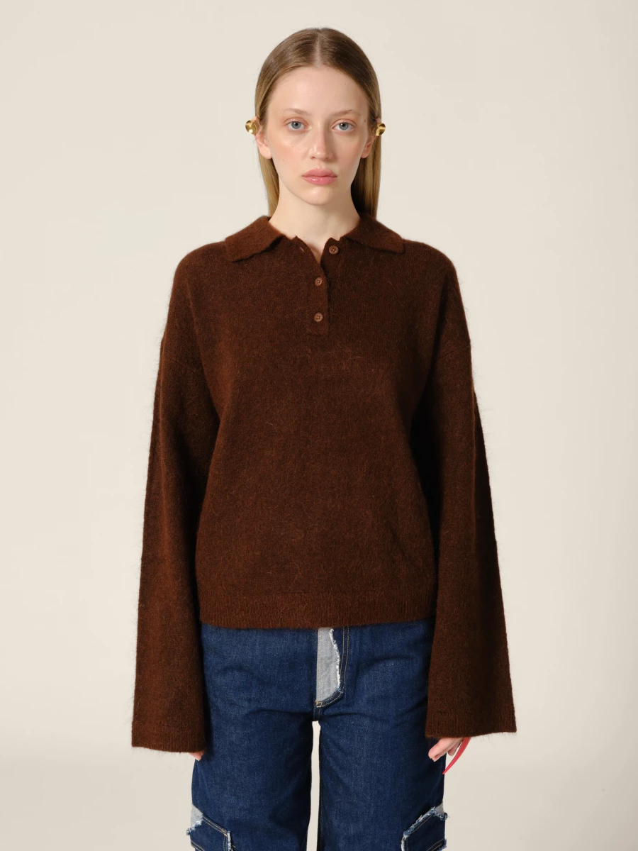 Polo 'Stan' in Lana Mohair