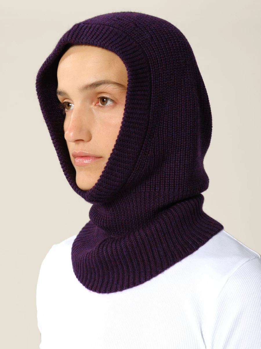 Balaclava Viola 'Ozzy' in pura Lana Merino