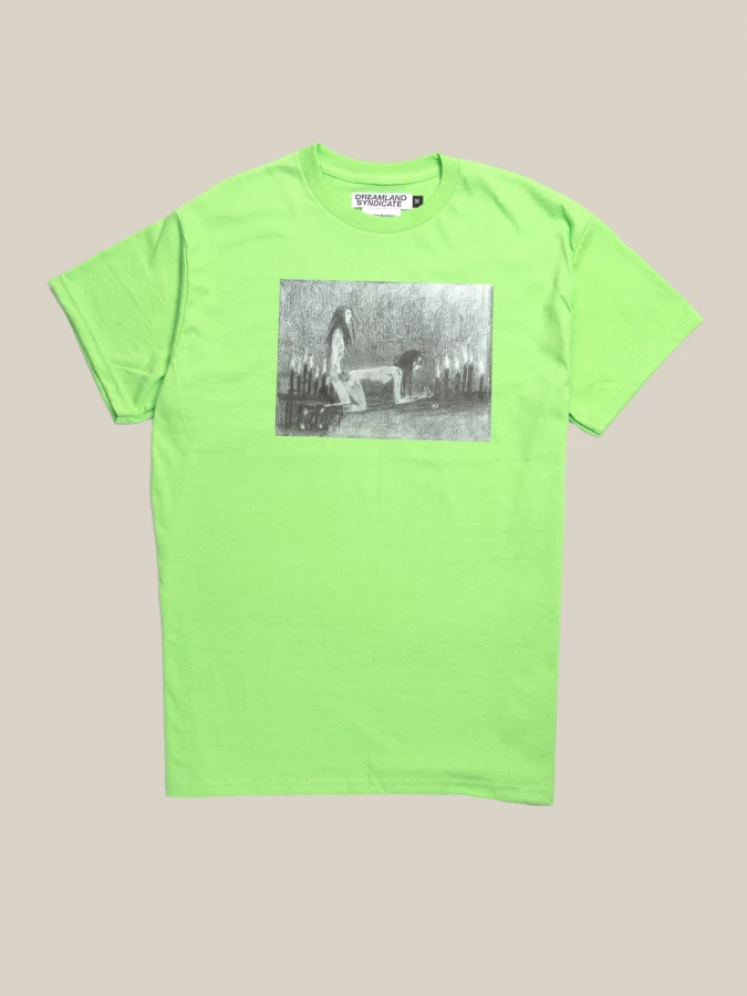 Green Printed 'Fuck' T-Shirt
