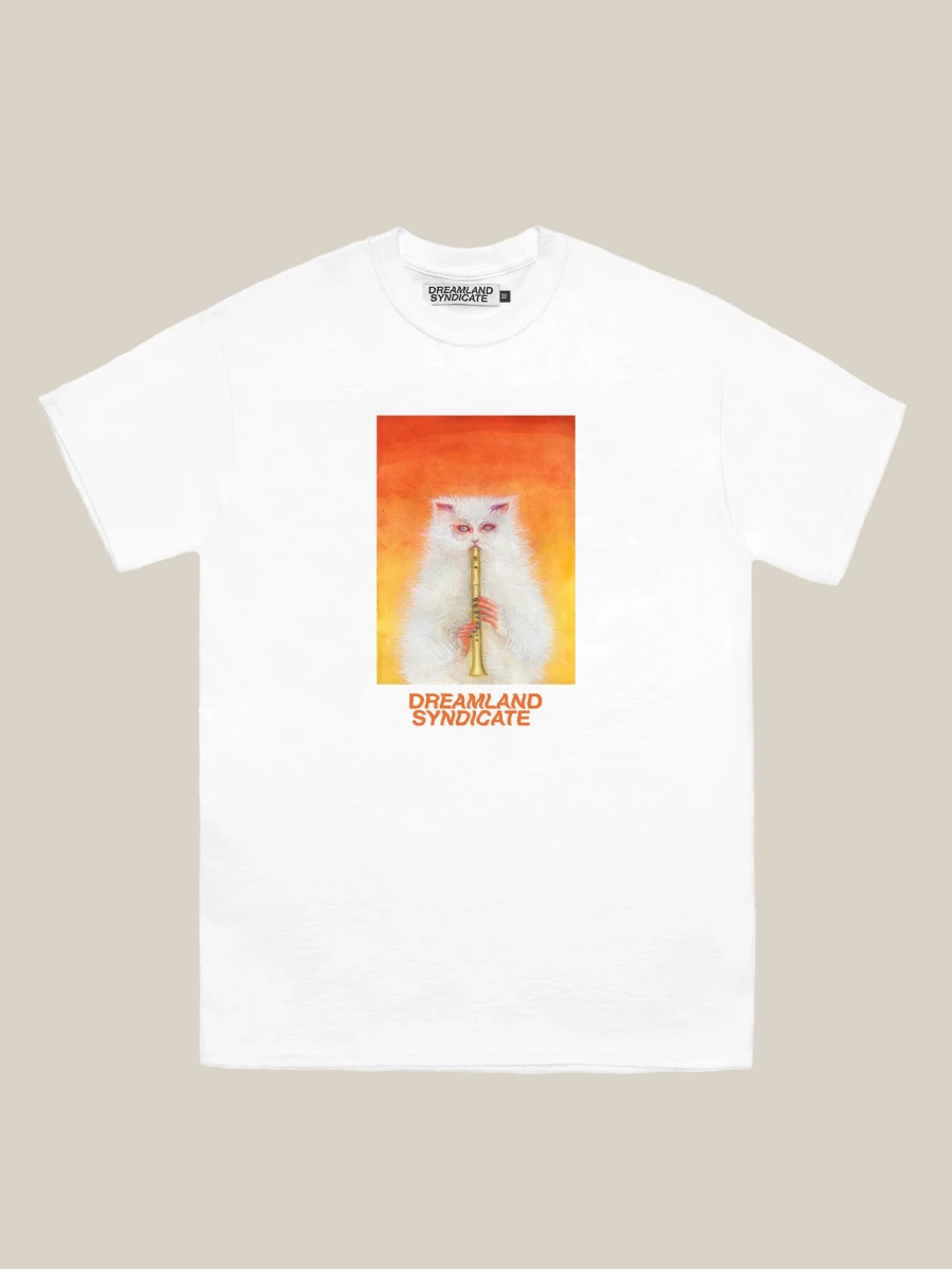 White Printed 'Charmer' T-Shirt