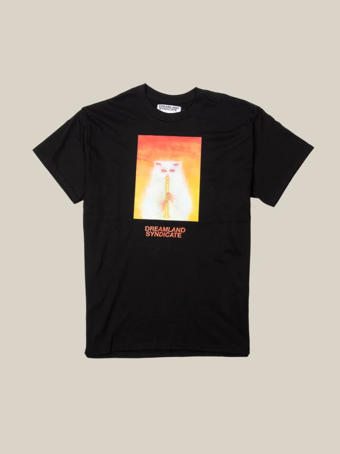 Black Printed 'Charmer' T-Shirt