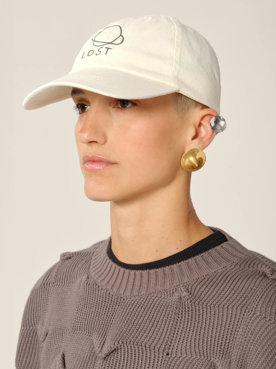 Ivory 'Lost' Cap