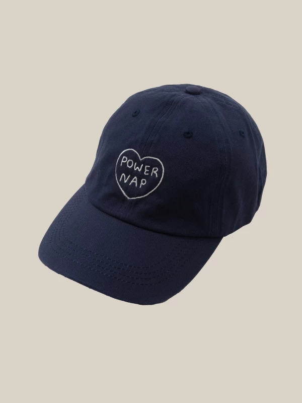 Dark Blue 'Power Nap' Cap 2