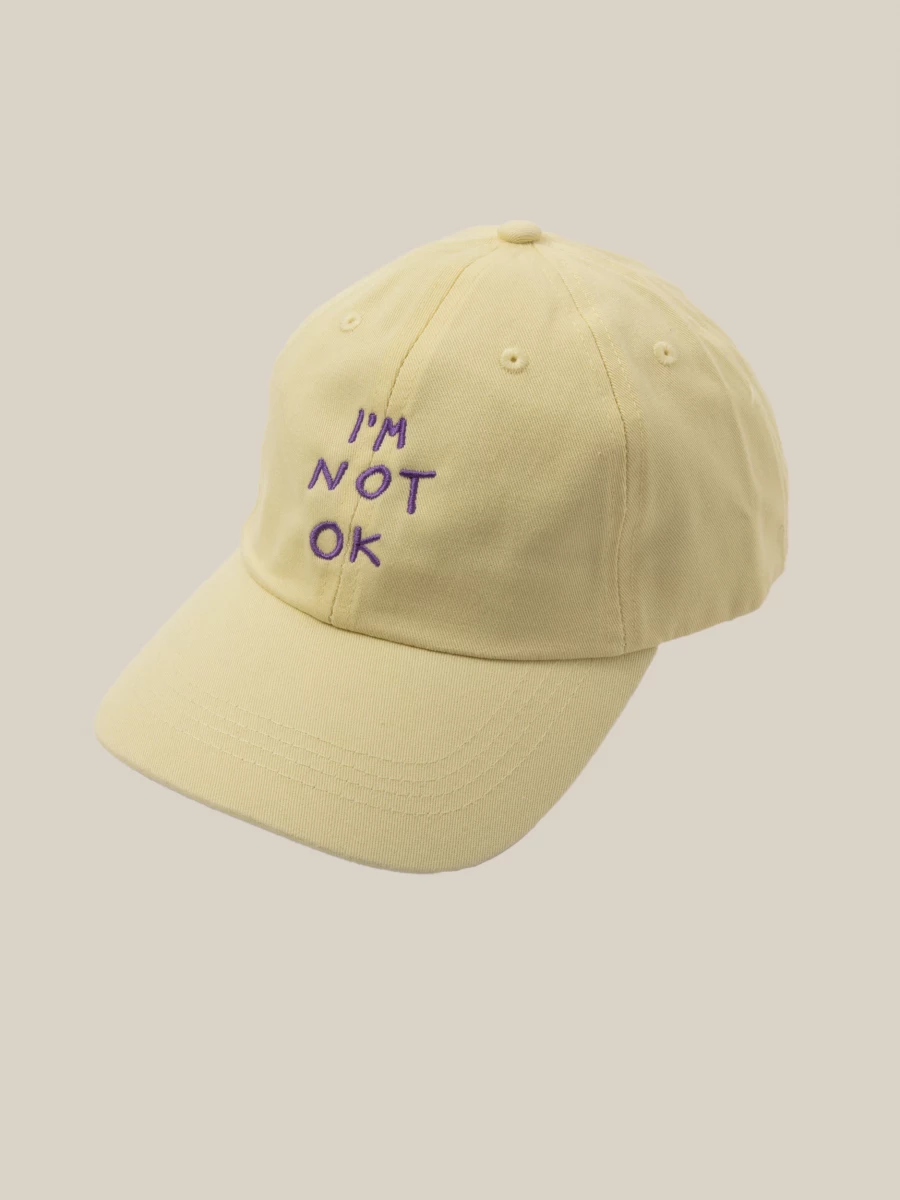 Yellow 'I'm not OK' Cap