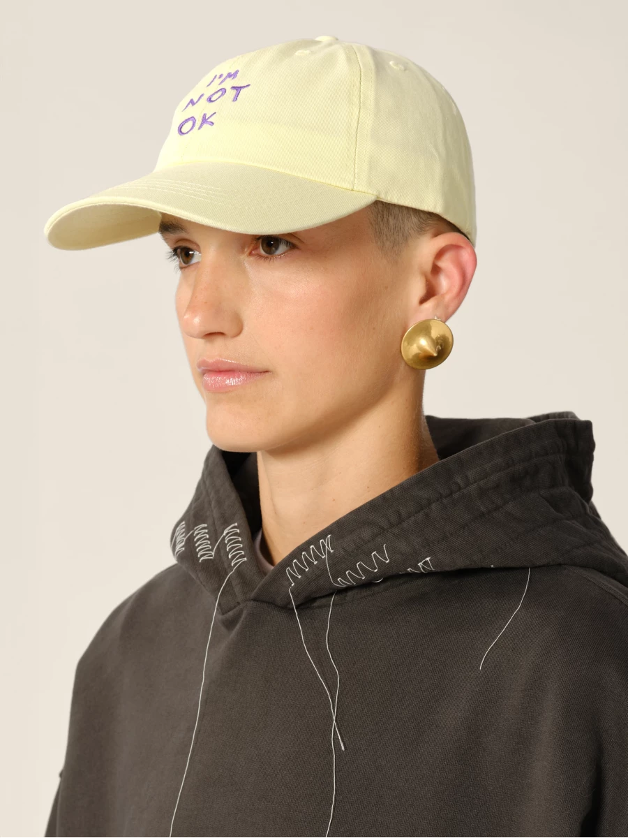 Yellow 'I'm not OK' Cap